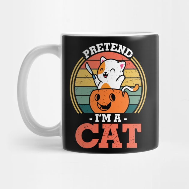 Pretend I'm a cat funny Last minute Halloween Costume by BadDesignCo